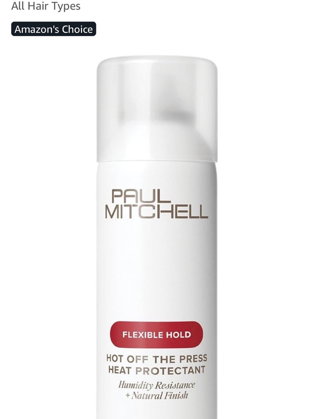 Paul Mitchell Flexible Hold Hot Off The Press Heat Protectant - 6 Oz